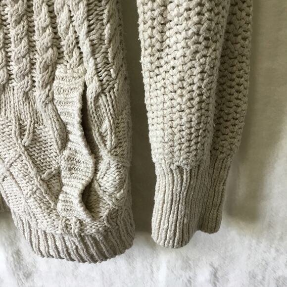 Coincidence & Chance Beige Cable Knit Cardigan - Picture 9 of 14